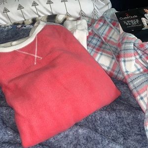 cuddl dud pj set with matching scarf